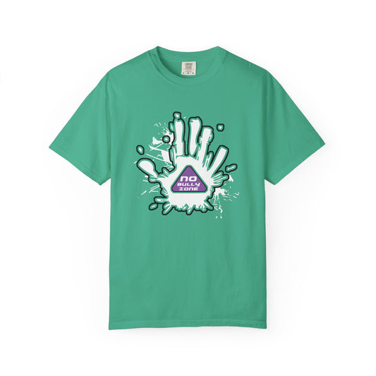 No Bully Zone - Unisex Garment-Dyed T-Shirt, Motivational Tee, No Excuses Shirt, Positive Vibes Apparel, Gift for Dreamers