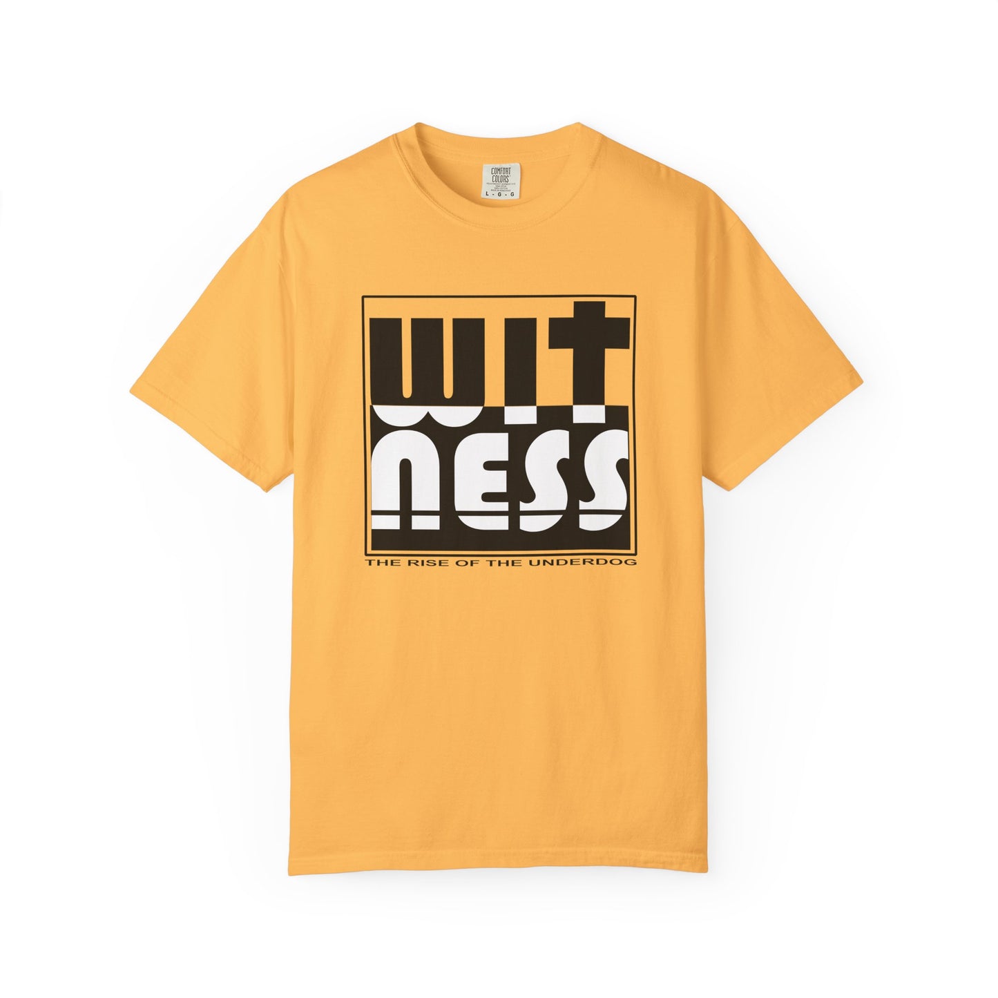 Witness - Vibrant Unisex Garment-Dyed T-shirt - Inspiring Style, Ideal for Casual Outings, Gifts, and Events