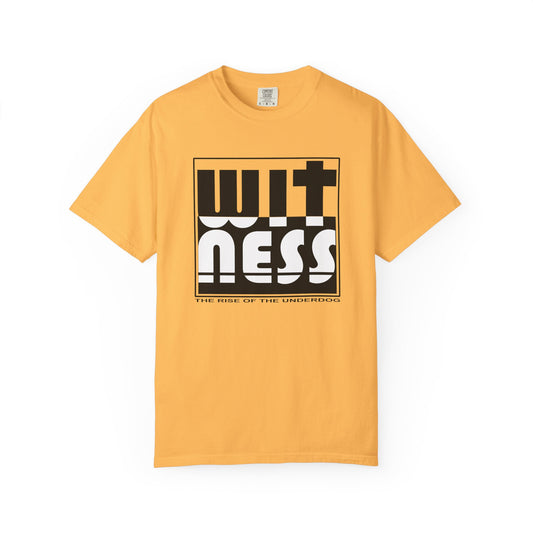 Witness - Vibrant Unisex Garment-Dyed T-shirt - Inspiring Style, Ideal for Casual Outings, Gifts, and Events